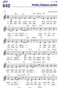 JEM 642 - Pardon, Seigneur pardon
