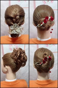 12K views · 128 reactions | Simple Bun Hairstyles for Girls and WOmen | DIY Hacks | Facebook