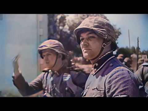 German 1st SS Panzer Division "Leibstandarte SS Adolf Hitler" in the early days of World War II #ww2