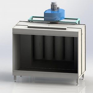 [Hot Item] Industrial Electrostatic Powder Coating Paint Spray Booth for Aluminum Profile Metal Furniture