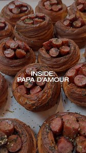 3.7K views · 48 reactions | Dominique Ansel’s new bakery, Papa D’Amour, offers a unique blend of Taiwanese and French pastries. Standouts include savory bakes like the Hot Dog Sticky Rice Spiral and Scallion Basil Blossom, plus reimagined egg tarts and mochi donuts. 64 University Place, NY 10003 | HYPEBEAST | Facebook