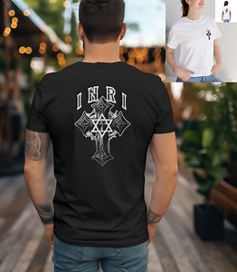 Celtic Cross David Star T-shirt: Unisex Graphic Tee - Etsy