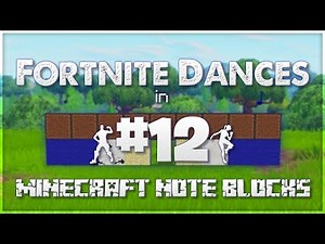 ♪ Fortnite Dances in Minecraft Note Blocks (Marsh Walk, Slick, The Robot) ♪
