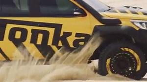 Say hello to one-of-a-kind concept car via: Toyota 4x4 #PakWheels #Toyota #HiLuxTonka | PakWheels.com