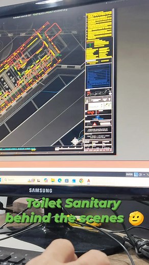 Toilet Sanitary Behind the scenes 💭💡⚙️🖥️📐📏 #bhillypascualautocadtutorials #bhillypascualautodeskrevittutorials | Bhilly Pascual