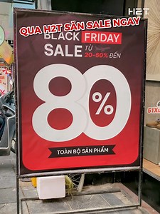 𝐇𝟐𝐓 𝐁𝐋𝐀𝐂𝐊 𝐅𝐑𝐈𝐃𝐀𝐘 | SALE CHẤN ĐỘNG DIỆN RỘNG chỉ từ #49k. Mỗi năm một lần, sale kỷ lục chưa từng có. Dịp sale bùng nổ nhất Tháng 11, H2T sale Toàn bộ cửa hàng từ 20-50%: 🔥GIẢM GIÁ đến 80% 🔥Bão SALE đồng giá 49k, 99k, 149k,... 🔥MUA 2 ĐƯỢC 3 toàn bộ áo hoodie, sweatshirts, long sleeve tee. 🔥Giảm 20% các sản phẩm mới nhất 🔥Giảm thêm 5-15-25% MEMBERSHIP ⏰Thời gian từ: 16.11-22.11 Giá chỉ từ 49K! Qua H2T săn sale ngay hôm nay! | H2T