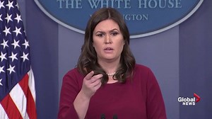 144K views · 281 reactions | White House Press Secretary Sarah Huckabee Sanders says that in the administration's opinion, any issues regarding President Donald Trump's alleged sexual misconduct with women were "litigated" in the 2016 election. READ MORE: https://globalnews.ca/news/3909265/donald-trump-sexual-harassment-accusers/ | Global News | Facebook