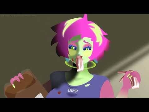 Ænox (new alien OC) "Extratrimesterial" Pregnancy Expansion Animation