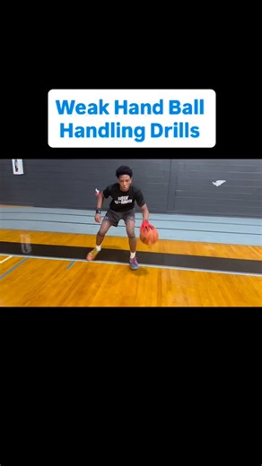 Weak Hand ball handling drills. 🏀 #God1st #WorkUntil #training #DMV #basketballdrills #ballhoggloves | Coach Godwin Training App