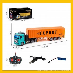 [Hot Item] Detachable Semi-Trailer Engineering Remote Control Trailer Truck Electronics Toy