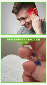 Reflexology for Tinnitus and Vertigo | Natural Ear Pressure & Balance Therapy #shorts