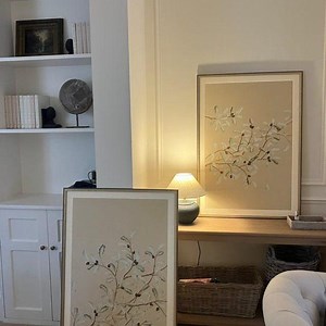 Hand-painted Silk Wallpaper, Olive Grove, Wall Artwork Without Frame - Etsy