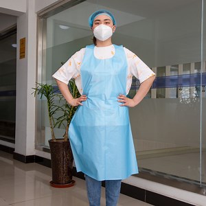 [Hot Item] Medical Tissue Laminated Disposable PE Apron