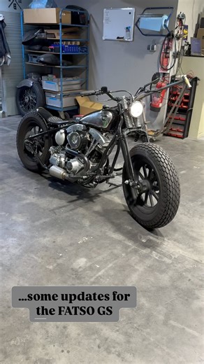 Our FATSO GS Bobber will get some updates.. #bobber #harley #hardtail #custom #oldschool | MB CYCLES