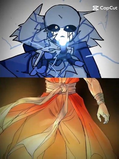 xeno goku and Error 404 sans