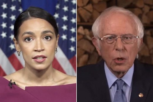 AOC nominates Bernie Sanders and snubs Joe Biden in DNC address