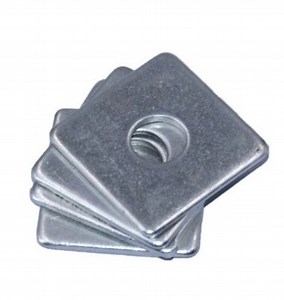 [Hot Item] M6 Fender Washer Flat Gasket Rectangular Square Washer with Round Hole