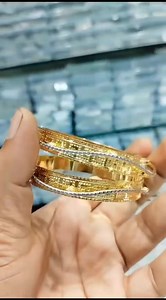 Two tone real gold look bangles... #preorder #twotone #realgoldlook#bangles #O4u10Nv50th | Anjonika