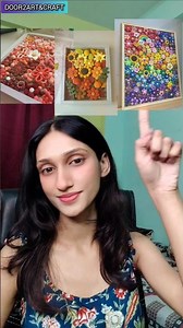 ✨DIY Floral Frame with Super Light Clay! Perfect for your room decor 🌸🎨