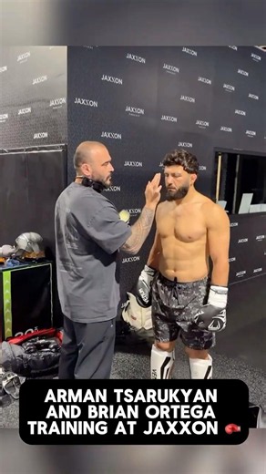 Arman Tsarukyan training and sparring Brian Ortega at Jaxxon 🥊🏆