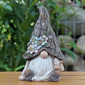 Amazon.com : Leekung Garden Gnomes Led Solar Lights Statue Decor - Outdoor Gnome Gifts for Women yard gnome Figure, Patio Decor : Patio, Lawn & Garden
