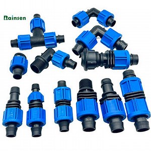 [Hot Item] Farm Irrigation Drip Tape/Drip Pipe Connector Lock Nut Fitting Connector Coupling for Agriculture Irrigation