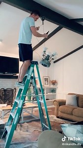 Do It Yourself ceiling fan replacement! #DIY #doityoursef #fyp #remodel | Nik and Liv DIY | Facebook