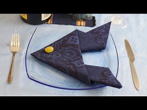 🐠 Fish Napkin Fold (Table Decoration Ideas)
