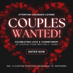 670 reactions · 34 shares | ❤️Lovers of Colorado! We're looking for couples who have been together for over 7 years to be featured in our Forever Love portrait series - 2025 Edition.  Selected participants will receive a complimentary session & 14" artwork as a thank you for taking part. Don't miss this chance to celebrate your love journey! Apply Now to be considered! | Vita Brevis Fine Art | Facebook