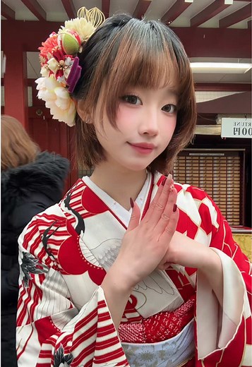 Experience Cherry Blossoms in a Stunning Kimono