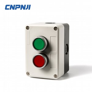 [Hot Item] White Plastic Case Button Enclosure Two Holes Momentary Switch Control Box