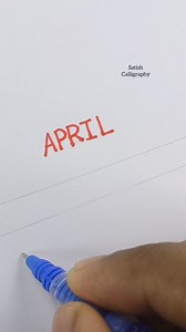 April . . . #calligraphy #art #lettering #handlettering #calligraphyart #moderncalligraphy #typography #calligraphylettering #artist #brushlettering #handmade #handwriting #design #calligrapher #artwork #calligraphymasters #love #letteringart #calligraphypractice #arabiccalligraphy #calligraphylove #letters #drawing #artistsoninstagram #painting #watercolor #handlettered #ink #graphicdesign #letteringdailyjessy | Satish Calligraphy