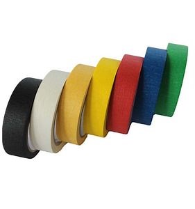[Hot Item] Wholesale Custom Size Colors Yellow Jumbo Roll Paper Masking Tape Adhesive Crepe Paper Tape for Painting Protecion with No Residue