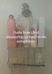 nighttime shower routine when you're tired but still shower daily