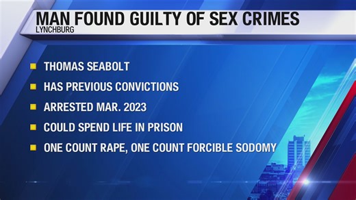 Lynchburg man could get life for rape, sodomy of vulnerable woman
