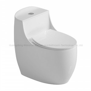 [Hot Item] Large Pipe Internal Glazing Bright Glaze Surface 4051 Wc Bathroom Toilet