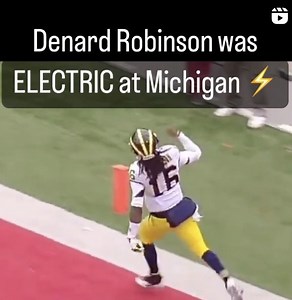 Denard Robinson was absolutely 𝗘𝗟𝗘𝗖𝗧𝗥𝗜𝗖 at Michigan ⚡️ #Michigan | #GoBlue | #Football | FanDuel