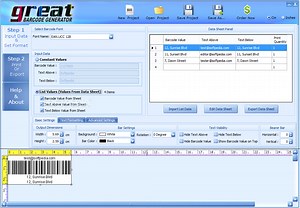 Great Barcode Generator Serial Key