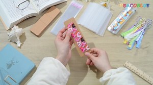 Peacoblue 121pcs Pink Cowgirl UV DTF Acrylic Bookmark Making Kits Carft for Women Men Adult, DIY Cute Bookmarker Decal Stickers Warps Kit for Students Teachers Book Lovers Reading