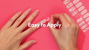 Dashing Diva Glaze Nail Strips - Coral Crush | Works with Any LED Lamp Long Lasting, Chip Resistant, Semicured Gel Contains 34 Salon Quality Wraps, 1 Prep Pad, File (GCM14)