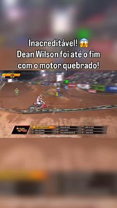 164K views · 1K reactions | Que loucura foi a super final do @arenacrossbr  Durante a corrida @deanwilson15 acabou batendo a carcaça do motor em outra moto e ele continuou a corrida, parou para fazer um pitstop no meio da prova e voltou com a moto vazando óleo até o final da corrida!! Que loucura foi isso 勞 Depois dessa corrida a HONDA garantiu a durabilidade de seus motores, viu?!  | Loucos por Motocross | Facebook