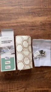 SheeChung Ironing Board Cover and Pad 18"x49",Extra Thick Padding and Cotton Cover,Scorch and Stain-Resistant Iron Board Cover,Elastic Edge & Adjustable Fasteners,Fits Wide Ironing Board