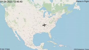 テイラースフィフトの2つのプライベートジェットの移動記録らしいですが、凄い動いてます。全米が震撼したライブツアーか