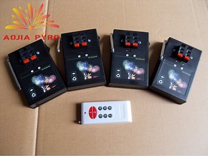 [Hot Item] Am02r-4 8cues Hot Sale Pyrotechnics Wireless Controller 2023new Style Hot Remote Control Fireworks Firing System