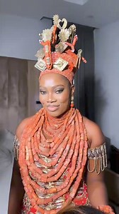 1.3K views · 42 reactions | Edo Bride ❤️ Bride @unity_glam Okuku @okukubeautyhub Beads @okukubeautyhub Makeup @sophisticated_beautyworld #PeachyWeddings #PeachyProposal #PeachyBride #nigerianwedding #okuku #okukuinlagos #okukuinlekki #okukuinbenincity #gettingmarried2024 | Peachy Weddings | Facebook