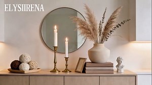 Ceramic Flower Vase, 5.5 Inch Off-White Farmhouse Vase, Handcrafted Weathered Pottery Vase, Small Flower Vase for Home Decor, Living Room, Table, Shelf