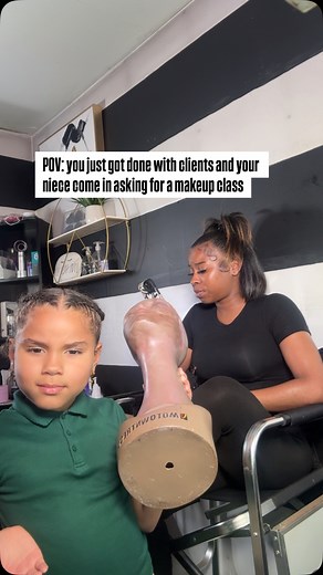 Love the ambition but PLEASE give tete a minute 😂 #memphismakeupartist #makeuphumor #makeupartistsworldwide | Lawrence, Destiney