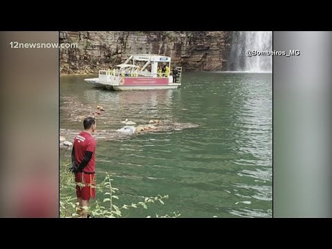 6 dead, dozens injured, multiple missing after cliff collapsed onto boaters in Brazil