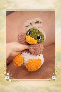 No-Sew Duck Snuggler Häkelanleitung – Plush Crochet Lovey - Etsy.de