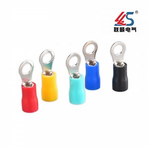 [Hot Item] RV Ring Type Insulated PVC Electrical Connector Copper Electronics Terminal
